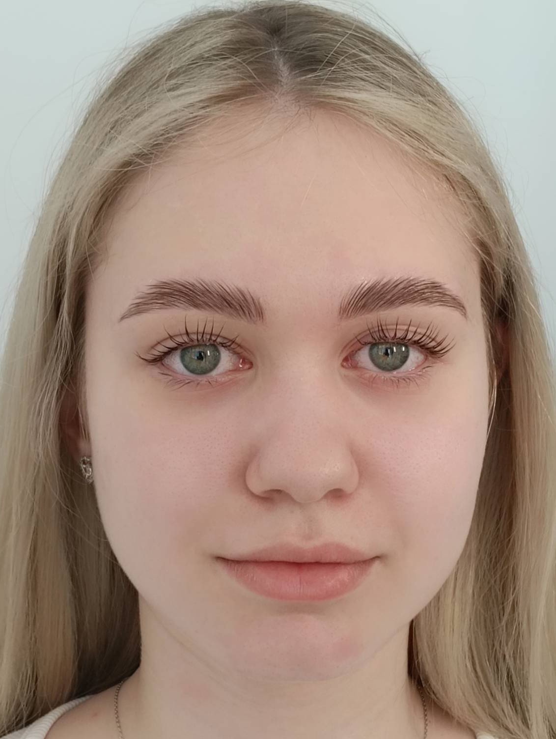 Sprâncene după stilizare și vopsire profesională