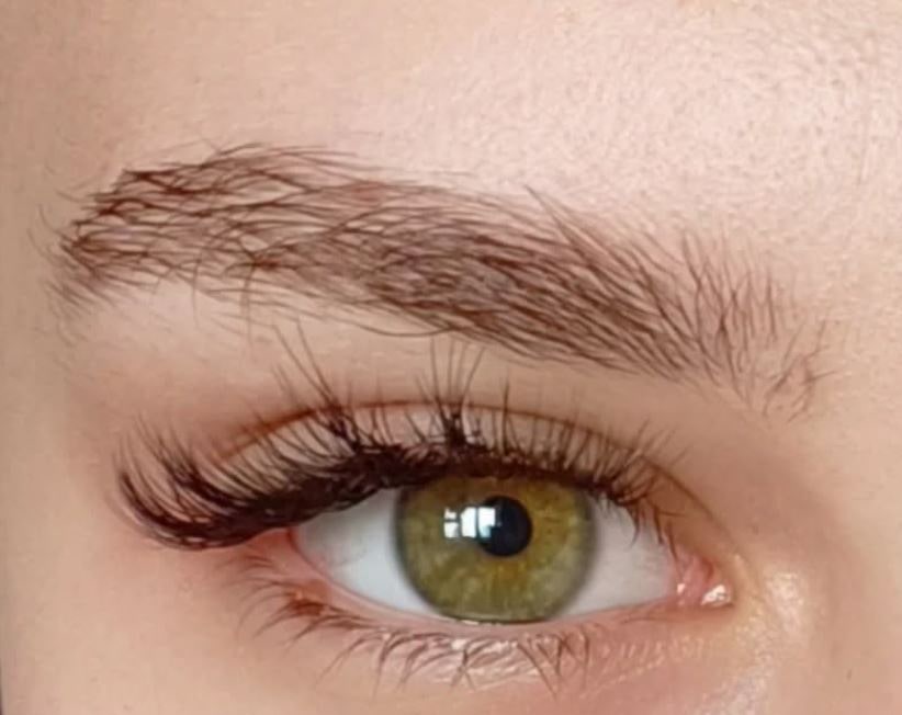 Sprâncene înainte de stilizare profesională